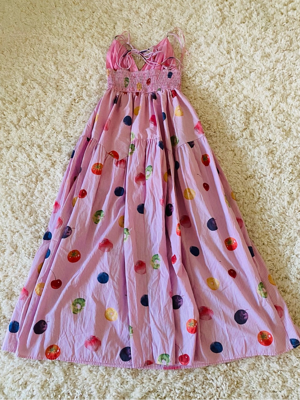 En Saison Pink Fruit Medley Maxi Dress - Women - Picture 5 of 7